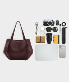 CHARLES & KEITH Calla カルラ ラージトートバッグ チャールズアンドキース バッグ トートバッグ【送料無料】