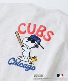 JEANS MATE PEANUTS/(M)MLB PEANUTS 起毛 トレーナー ジーンズメイト トップス スウェット・トレーナー グレー ホワイト ブルー【送料無料】