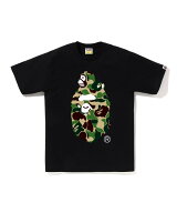 A BATHING APE ABC CAMO MILO ON BIG APE TEE ア ベイシング エイプ トップス カットソー・Tシャツ ホワ…