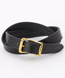 yuketen 1 Triple Stitched Belt �t���[�N�X�X�g�A �t�@�b�V�����G�� �x���g �u���b�N�y���������z