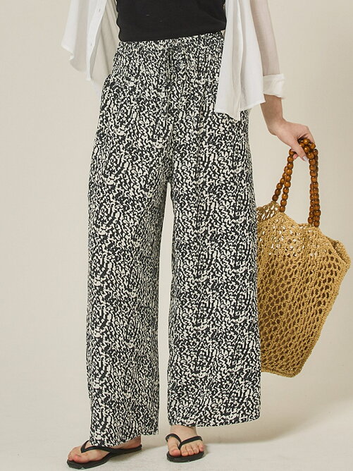 Coca モノトーン柄パンツ Rakuten Fashion 楽天ファッション 旧楽天ブランドアベニュー Ay1445