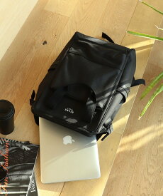 BEAMS HEART MEN 【A4サイズ対応】ポリエステル 杢素材 2WAY バックパック リュック ビジネス お仕事 15.5L ビームス ハート バッグ リュック・バックパック ブラック グレー【送料無料】