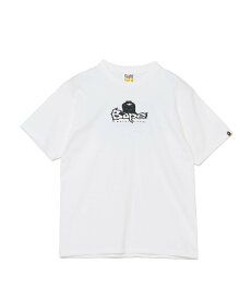 A BATHING APE COLOR CAMO MAD APE TEE ア ベイシング エイプ トップス カットソー・Tシャツ ブラウン ホワイト【送料無料】