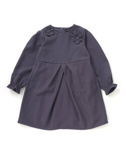 �ySALE�^50%OFF�zBeBe Petits Pois Vert ���̉ԃ��`�[�t�΂߃^�b�N�����s�[�X(95~150cm) �x�x �I�����C�� �X�g�A �����s�[�X�E�h���X �����s�[�X �l�C�r�[ ���b�h�y���������z