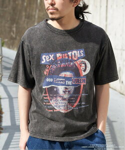 VENCE share style MENs Sex Pistols �Z�b�N�X�E�s�X�g���Y �o���hT ���@���X �G�N�X�`�F���W �g�b�v�X �J�b�g�\�[�ET�V���c �z���C�g �u���b�N�y���������z