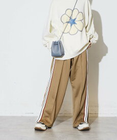 CONVERSE TOKYO 【NEW COLOR】SIDE LINE LOOSE TRACK PANTS コンバーストウキョウ パンツ スラックス・ドレスパンツ ベージュ ホワイト グリーン ブラック グレー【送料無料】