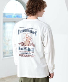 【SALE／30%OFF】BEAMS HEART MEN BEAMS HEART / アイスクリーム プリント ロングスリーブ Tシャツ ビームス ハート トップス カットソー・Tシャツ