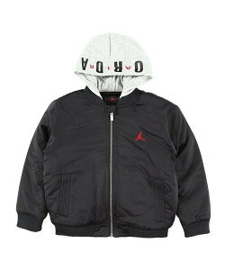 �ySALE�^20%OFF�zJordan �L�b�Y(105-120cm) �A�E�^�[ JORDAN(�W���[�_��) JDN BIG LOGO HOODED BOMBER ���[�L�[�L�b�Y �W���P�b�g�E�A�E�^�[ ���̑��̃W���P�b�g�E�A�E�^�[ �u���b�N �O���[���y���������z