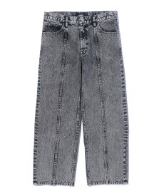 XLARGE PANELED DENIM PANTS エクストララージ パンツ その他のパンツ ブラック ネイビー グレー【送料無料】