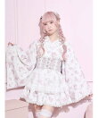 ローズブーケチュールフレア浴衣ドレス