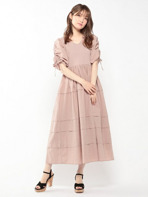 Misch Masch 部分シアーニット切替ワンピース Rakuten Fashion 楽天ファッション 旧楽天ブランドアベニュー Dc2447