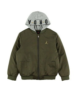 �ySALE�^20%OFF�zJordan �W���j�A(130-170cm) �A�E�^�[ JORDAN(�W���[�_��) JDN BIG LOGO HOODED BOMBER ���[�L�[�L�b�Y �W���P�b�g�E�A�E�^�[ ���̑��̃W���P�b�g�E�A�E�^�[ �u���b�N �O���[���y���������z