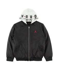 Jordan ジュニア(130-170cm) アウター JORDAN(ジョーダン) JDN BIG LOGO HOODED BOMBER ルーキーキッズ ジャケット・アウター その他のジャケット・アウター ブラック グリーン【送料無料】
