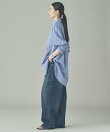 シャイニーストライプシャツ