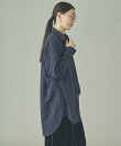シャイニーストライプシャツ