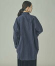 シャイニーストライプシャツ