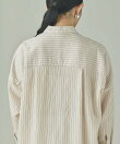 シャイニーストライプシャツ