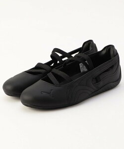 PUMA SPEEDCAT BALLET LEATHER WOMENS[23.5cm~24.5cm�W�J] �t���[�N�X�X�g�A �V���[�Y�E�C �X�j�[�J�[ �z���C�g �u���b�N�y���������z