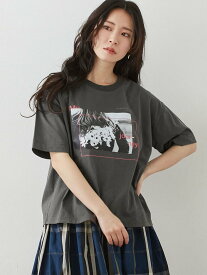 【SALE／57%OFF】NICOLE white フォトプリントTEE ニコル クラブ トップス カットソー・Tシャツ レッド