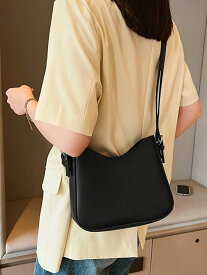 【SALE／30%OFF】Doux Belle バスクエアフォルム*ベーシックカラーショルダー レディース バッグ ドゥー・ベル バッグ ショルダーバッグ ホワイト グリーン ブラウン ブラック