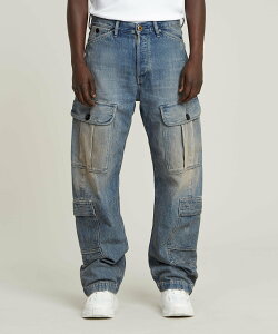 �ySALE�^30%OFF�zG-Star RAW �y�����V���b�v�zBEND 3D CARGO LOOSE JEANS/���ْ̍f���[�Y�J�[�S�W�[���Y/���C�h�f�j���p���c �W�[�X�^�[���D �p���c �J�[�S�p���c �u���[�y���������z