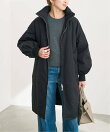 《予約》撥水ツイルパデッドパフスリーブコート