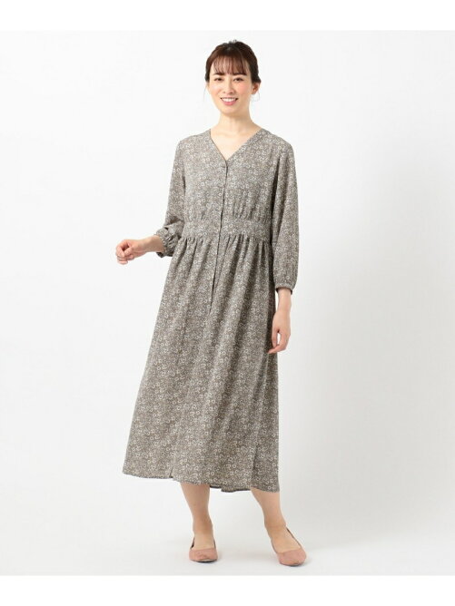 Any Fam 洗える フラワープリントワンピース Rakuten Fashion 楽天ファッション 旧楽天ブランドアベニュー Ax8449