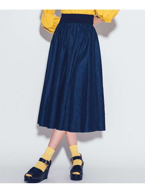 Agnes B To B By Agnes B W Wg78 Jupe デニムサーキュラースカート Rakuten Fashion 楽天ファッション 旧楽天ブランドアベニュー Ba0449
