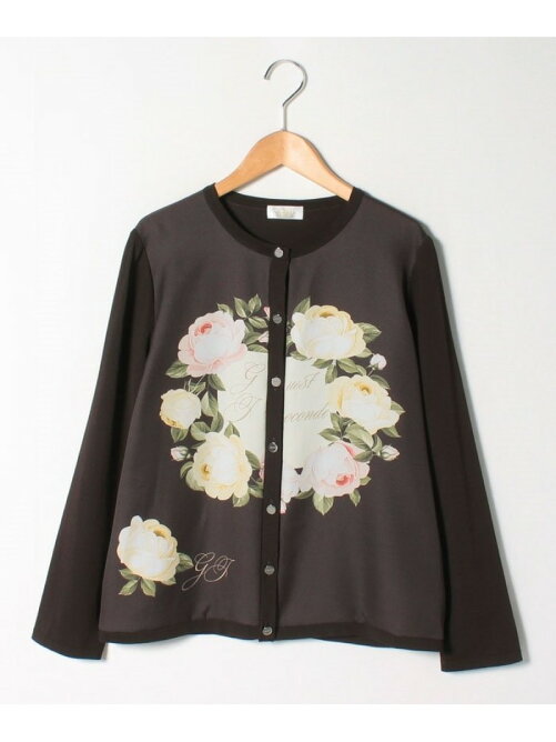 Guest Joconde Ana フラワープリント 布帛使いニットカーディガン Rakuten Fashion 楽天ファッション 旧楽天ブランドアベニュー Bg3449 Guest Joconde Ana フラワープリント 布帛使いニットカーディガン Rakuten Fashion 楽天ファッション 旧楽天ブランドアベニュー Bg3449