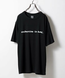 NUMBER (N)INE numbernine is dead T-SHIRT ナンバーナイン トップス カットソー・Tシャツ ブラック ホワイト【送料無料】