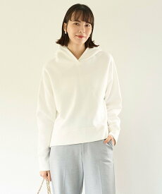 【SALE／37%OFF】UNFILO 裏起毛スウェット フーディー アンフィーロ トップス パーカー・フーディー ブルー グリーン ホワイト グレー【送料無料】