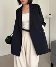 【サイズ展開あり/新色ツイード・チェック】Wテーラージャケット