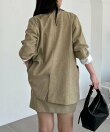【サイズ展開あり/新色ツイード・チェック】Wテーラージャケット