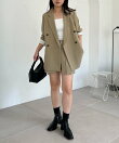 【サイズ展開あり/新色ツイード・チェック】Wテーラージャケット