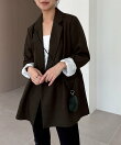 【サイズ展開あり/新色ツイード・チェック】Wテーラージャケット