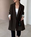 【サイズ展開あり/新色ツイード・チェック】Wテーラージャケット