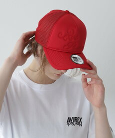 AVIREX カーシブ ロゴ メッシュ キャップ / CURSIVE LOGO MESH CAP アヴィレックス 帽子 その他の帽子 ブラック グレー ホワイト ベージュ レッド【送料無料】