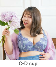 fran de lingerie ボディメイクの真骨頂ゴージャス薔薇刺繍 「グレースイストグランデ」 ブラジャー フランデランジェリー インナー・ルームウェア ブラジャー ネイビー ブラック ブルー ピンク ホワイト【送料無料】