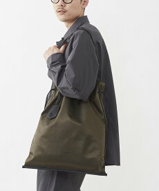 CONVERSE TOKYO BIG NYLON GATHER TOTE BAG コンバーストウキョウ バッグ トートバッグ カーキ ブラウン ブラック【送料無料】