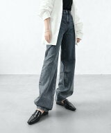 mamian スクエアトゥローファー マミアン シューズ・靴 ローファー ブラック シルバー ベージュ【送料無…