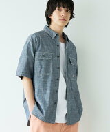 【SALE／20%OFF】coen SMITH'S(スミス)別注 ショートスリーブワークシャツ コーエン トップス シャツ・ブ…