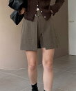 【セットアップ対応】スカートレイヤードショートパンツ