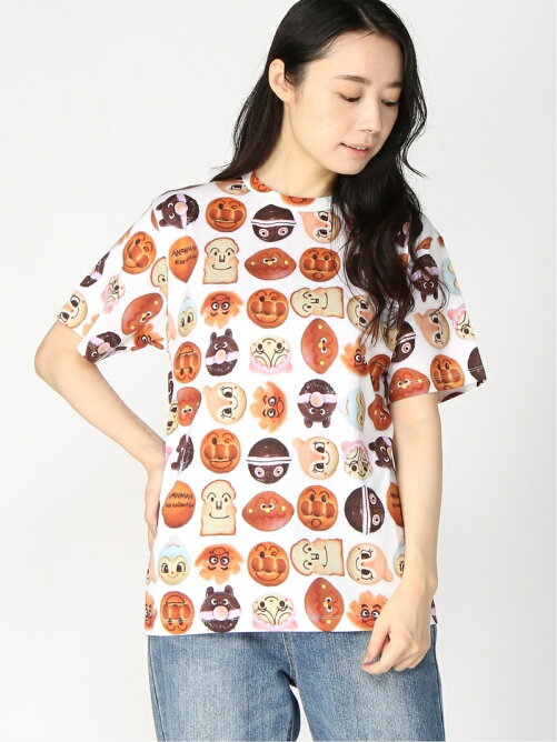 Anpanman Kids Collection Apkc W パン柄tシャツ大人4 Rakuten Fashion 楽天ファッション 旧楽天ブランドアベニュー Bn8451