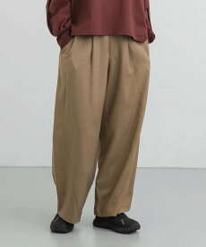 【SALE／45%OFF】EKAL タックカーブラインパンツ アーバンリサーチドアーズ パンツ その他のパンツ グレー ブラウン ブラック【送料無料】