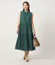 【SALE／50%OFF】a day in the life ティアードプリーツ ノースリーブワンピース -ウォッシャブル-＜A DAY IN THE LIFE＞ ユナイテッドアローズ アウトレット ワンピース・ドレス ワンピース ネイビー グレー