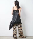 エスニックプリントリラックスパンツ<大きいサイズ有>シックスタイル