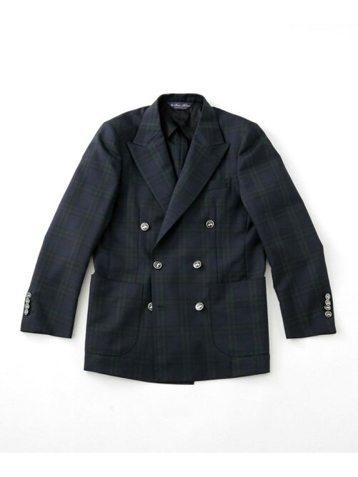 Nano Universe 別注blackwatch Blazer ダブルジャケット Rakuten Fashion 楽天ファッション 旧楽天ブランドアベニュー Bf1452