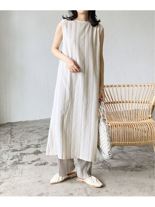 Lian 2wayリネンライクストライプジレワンピース Rakuten Fashion 楽天ファッション 旧楽天ブランドアベニュー De7452