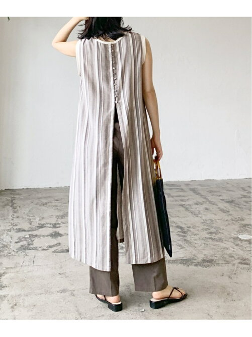Lian 2wayリネンライクストライプジレワンピース Rakuten Fashion 楽天ファッション 旧楽天ブランドアベニュー De7452