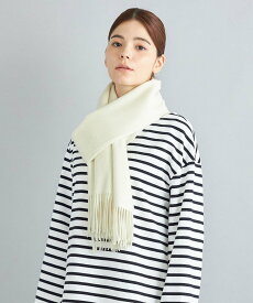 SHIPS WOMEN ソリッド カシミヤ ストール 23AW ◇ シップス ファッション雑貨 マフラー・ストール・ネックウォーマー ブルー ブラウン グレー ピンク ネイビー【送料無料】